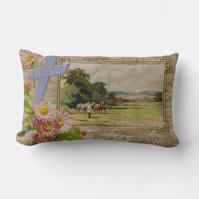 Beste Osterwünsche Lendenkissen (Vorderseite)