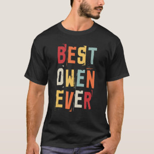 Beste Owen je populäre Retro-Geburtsnamen zu den K T-Shirt