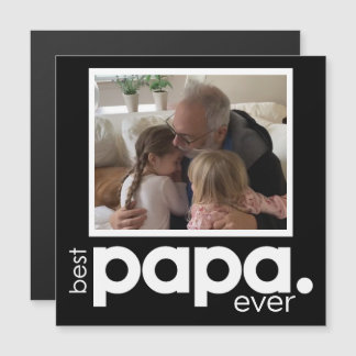 Beste Papa-Foto Magnetic 5.25"-Karte Magnetkarte