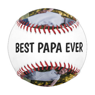 Beste Papa je Script Vathers Day Foto Collage Baseball