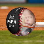 Beste Papa-je-Vater-Tag 3 FotoCollage Baseball<br><div class="desc">Mit diesem "besten Papa aller Zeiten" Baseball als Vatertagsgeschenk fühlen Sie sich wie ein Großvater.</div>
