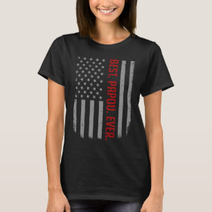 Beste Papou-Fahne je US-amerikanische Flagge für V T-Shirt