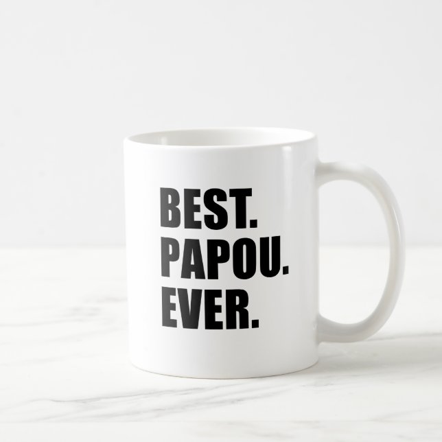 Beste Papou überhaupt Tasse (Rechts)