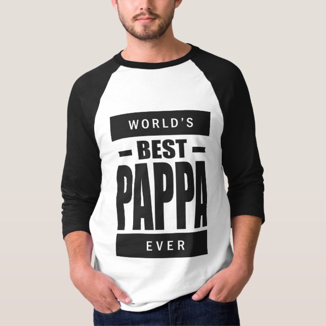 Beste Pappa je T-Shirt (Vorderseite)