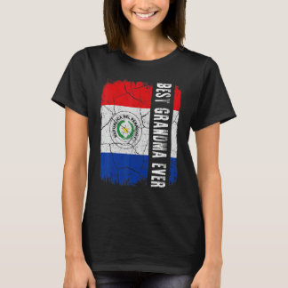 Beste paraguayische Oma je Paraguay Flaggenmutter' T-Shirt