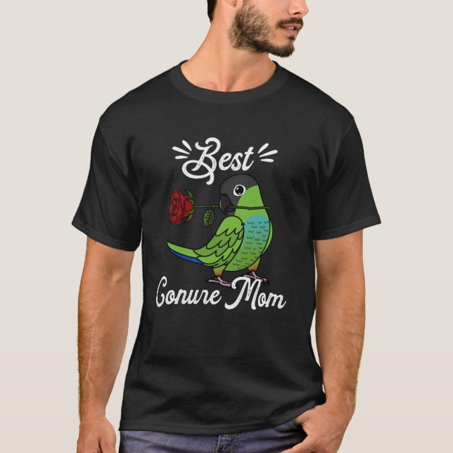 Beste Parrot Mama I Nanday Conure T-Shirt (Vorderseite)