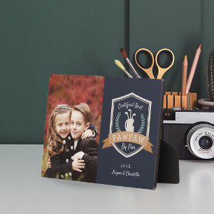 Beste Pawpaw nach Par Golf Opa Foto Fotoplatte