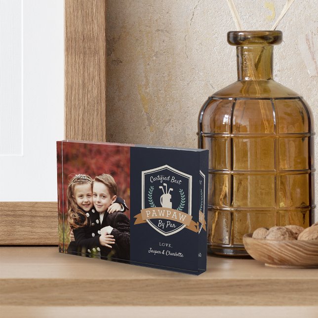 Beste Pawpaw nach Par | Golf Opa Fotoblock (Von Creator hochgeladen)