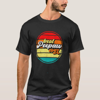 Beste PeePaw je Vatertag Opa Retro Vintag T-Shirt