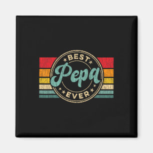 Beste Pepa je Vintag Retro Vater&#; s Day Gift Magnet