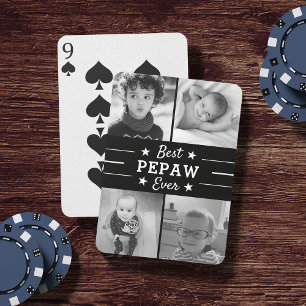 Beste Pepaw je Entenkinder - FotoCollage Spielkarten