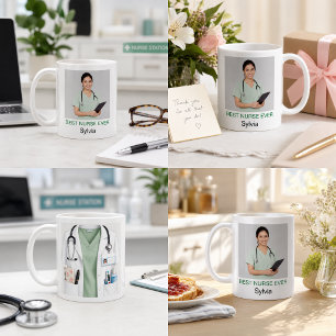 Beste Pflegekraft überhaupt Personalisiertes Foto Kaffeetasse