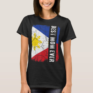 Beste philippinische Mama je Philippinen Flaggenmü T-Shirt