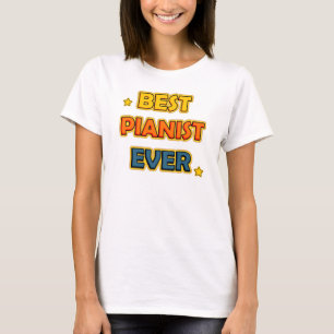 Beste Pianistin je T-Shirt