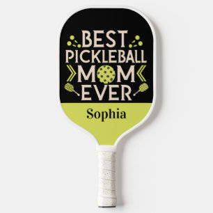 Beste Pickleball-Mama je Personalisierter Name Pickleball Schläger