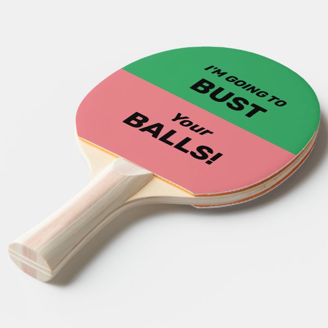 Beste Ping Pong Paddles mit einem ergonomischen Ha Tischtennis Schläger (Rückseitenansicht)
