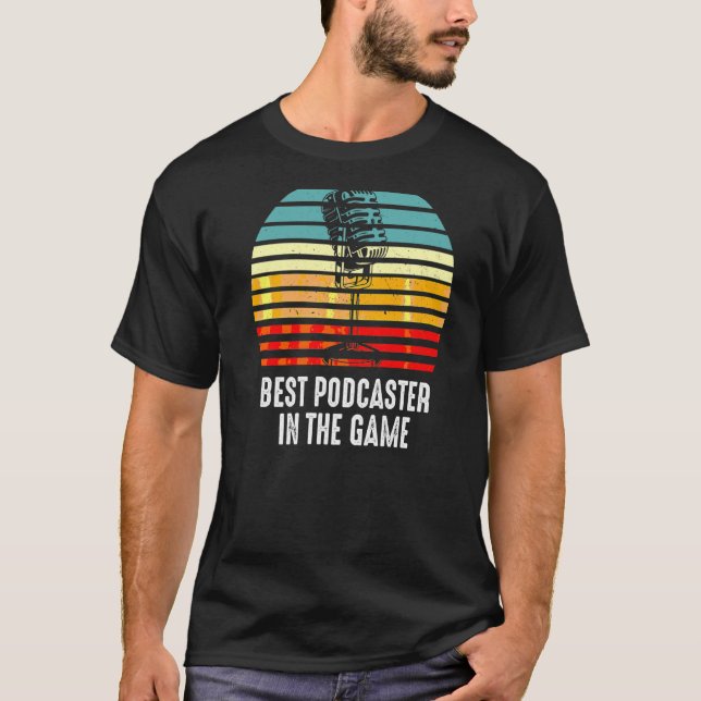 Beste Podcaster-Interview-Radioinhalte T-Shirt (Vorderseite)
