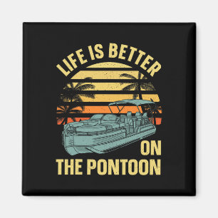 Beste Pontoon Kapitän Kunst Für Männer Frauen Boot Magnet