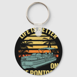 Beste Pontoon Kapitän Kunst Für Männer Frauen Boot Schlüsselanhänger