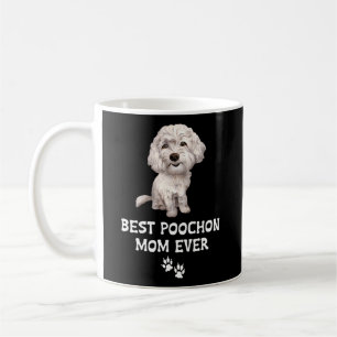 Beste Poochon-Mama je für Bichon Cross Poodle Kaffeetasse