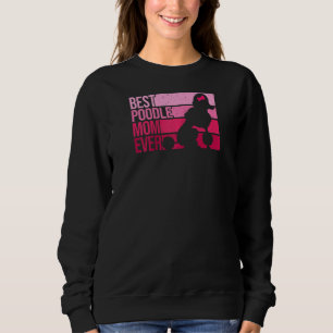 Beste Poodle-Mama Frauen Mütter Haustiere Doodle-L Sweatshirt