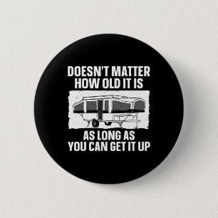 Beste Pop-Up-Campingbus-Kunst für Männer Frauen Po Button