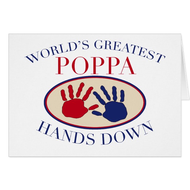 Beste Poppa-Hände unten (Vorderseite (Horizontal))