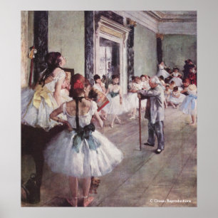 BESTE POSTER - GERAHMTE KUNDE - DEGAS - KUNST - GI