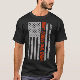 Beste Prämien-Vater überhaupt US-Flagge T-Shirt