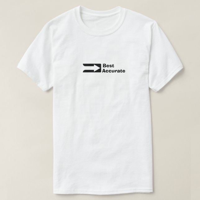 Beste Präzision T-Shirt (Design vorne)