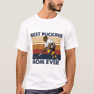 Beste puckende Mutter überhaupt Lustiger Hockey-Mu T-Shirt