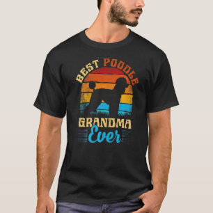 Beste Pudel-Mutter überhaupt Vintage Frauen Mutter T-Shirt