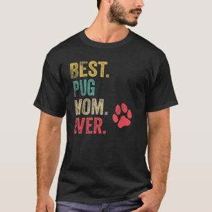 Beste Pug-Mutter aller Zeiten Vintage Frauen Mutte T-Shirt