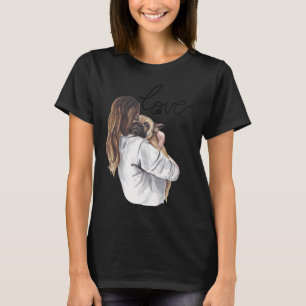 Beste Pug-Mutter Vater jemals Hundebesitzer Liebha T-Shirt