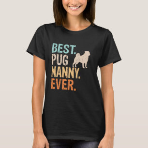Beste Pug-Tante ever Hundeliebhaberin Oma Lustig R T-Shirt