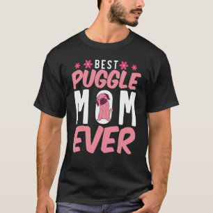 Beste Puggle-Mama Aller Zeiten Hunde-Mama Hundebes T-Shirt