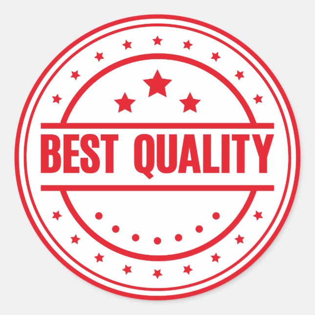 Beste Qualität Runder Aufkleber (Vorderseite)
