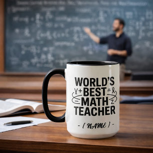 Beste/r Mathelehrer/in der Welt Individueller Bech Tasse