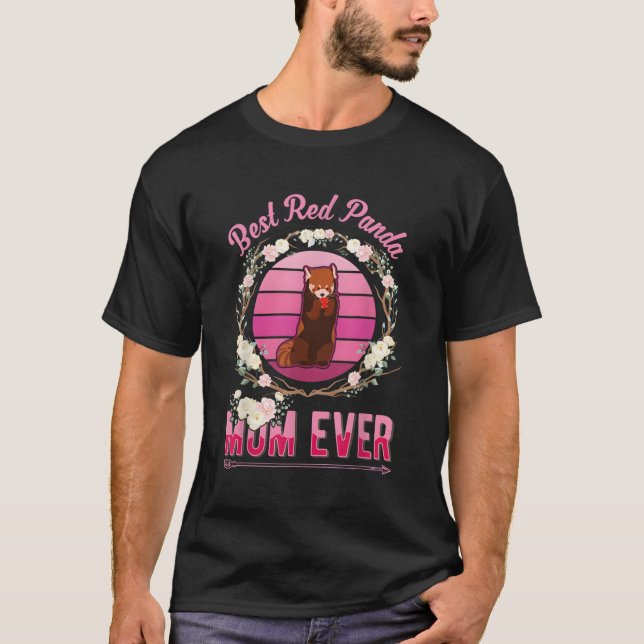 Beste Red Panda Mama je T-Shirt (Vorderseite)