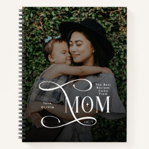 Beste Rezepte Mama Foto Gemüse Muster Notizbuch