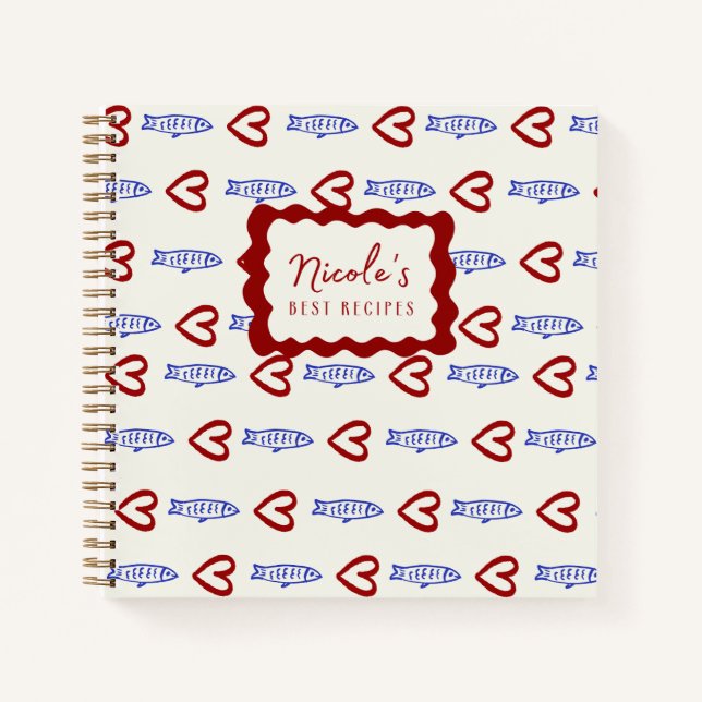 beste Rezepte Notizbuch (Vorderseite)