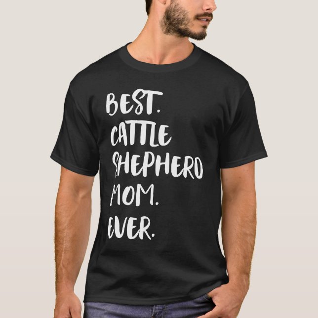 Beste Rinderhirtin Mutter überhaupt T-Shirt (Vorderseite)