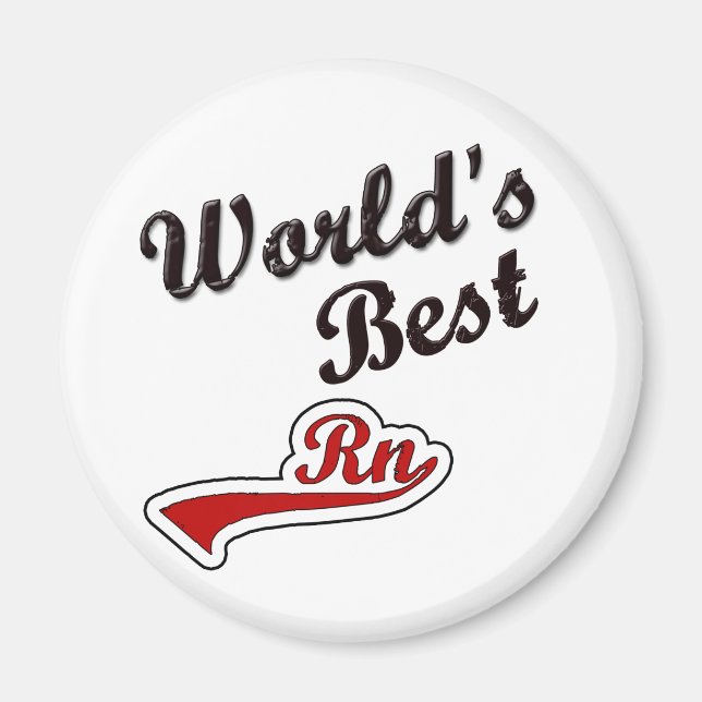 Beste RN der Welt Magnet (Vorne)