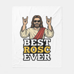 Beste Rosc Aller Zeiten Vintage Rock Hand Religiös Fleecedecke