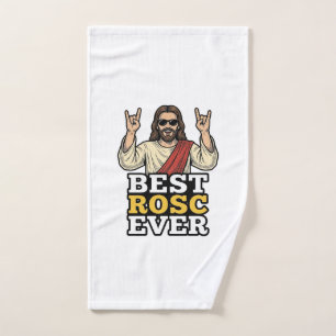 Beste Rosc jemals Vintage Rock Hand religiöse Shir Handtuch