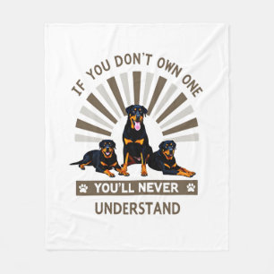 Beste Rottweiler Kunst Für Männer Frauen Kinder Ro Fleecedecke
