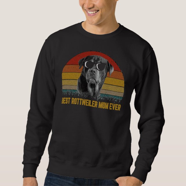 Beste Rottweiler-Mama je 11 Sweatshirt (Vorderseite)