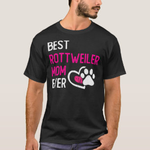 Beste Rottweiler-Mama je Hundebesitzer T-Shirt