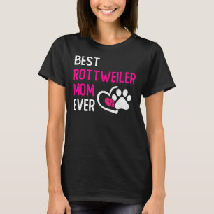 Beste Rottweiler-Mama je Hundebesitzer T-Shirt