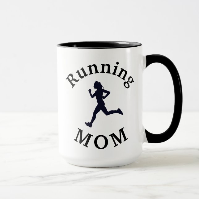 Beste "Running MAMA" jemals! Muttertag Tasse (Rechts)